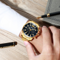 B RAY 9007 High Quality Men Watch Chronograph Sport Mens Watches Top Brand Luxury Waterproof Full Steel Quartz Gold Clock